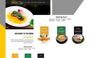 Bistro Punta Sal web design